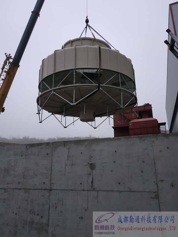 贵州六盘水500T冷却塔安装现场使用单位：贵州十九度铝业科技有限公司